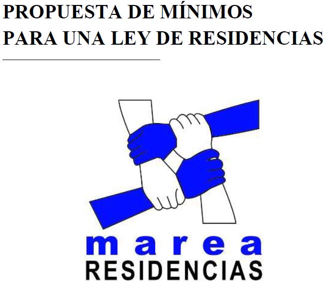Propuesta de mínimos para una Ley de Residencias