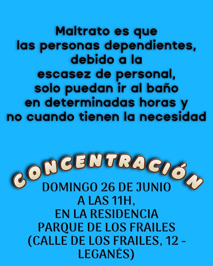 maltrato es llevar solo al baño a ciertas horas