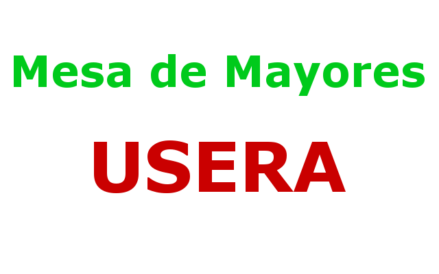 Mesa de Mayores Usera