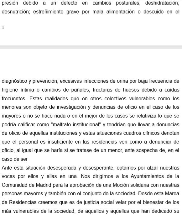 Moción aprobada S Lorenzo Escorial