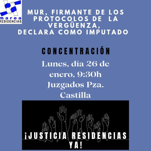 Plaza de Castilla 26 Enero 2026. Declaración Mur por videoconferencia