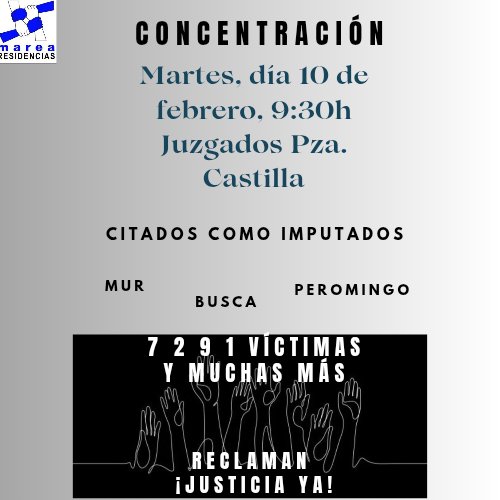 Concentración en juzgados Plaza de Castilla 10 Feb 2026